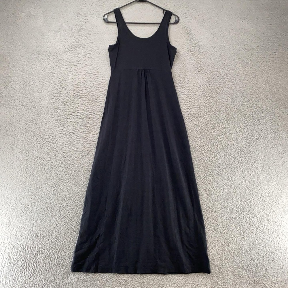 Columbia PFG Tank Dress Womens Small Black Reel Beauty II Maxi Travel Empire